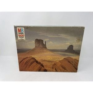 NEW Vintage 1978 Milton Bradley 1500 York Piece Puzzle Monument Valley Arizona